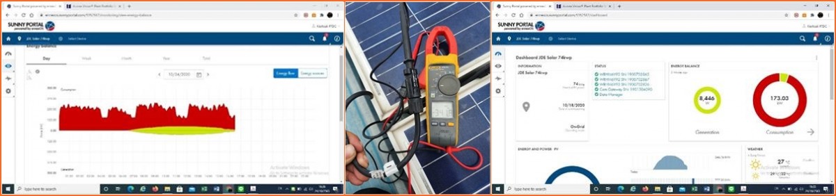 ติดตั้งแผงโซล่าร์เซลล์ JDE Solar Rooftop 74kWp