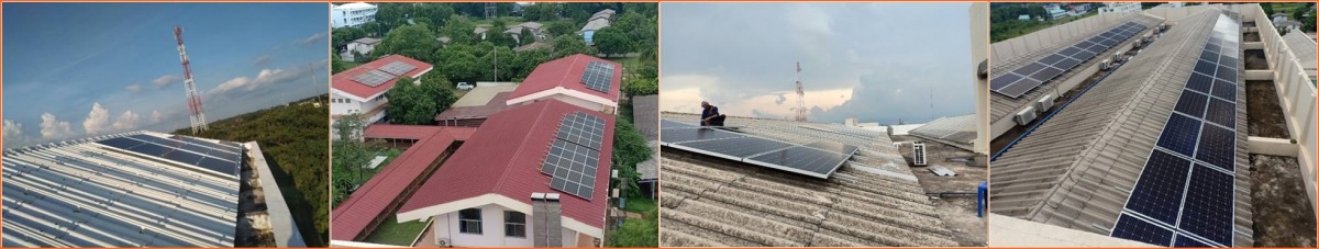 โรงพยาบาลสว่างแดนดิน จ.สกลนคร 370.08kWp (PV Panel : Full Solar 340Wp, Inverter : KSTAR)