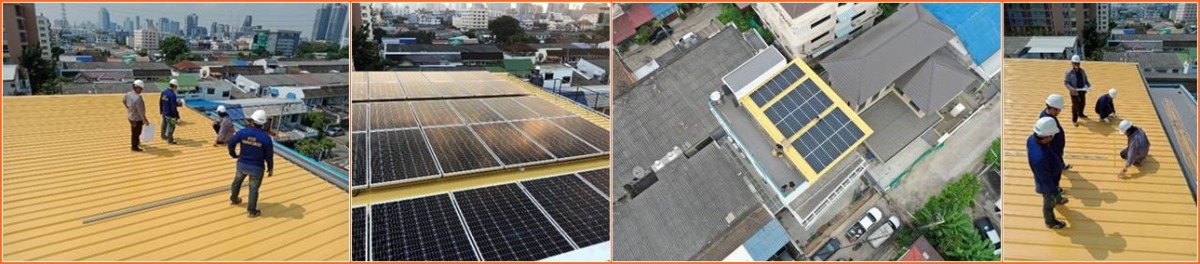 PROJECT : K2E Solar Rooftop 20kW (PV Panel : Suntech 385Wp, Inverter : Solar Edge 27.6kW) Location : รัชดาฯ ซอย 18 กทม.