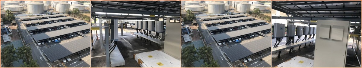 PROJECT : SHELL SOLAR CARPARK 470kW (PV Panel : Solar Frontire 175Wp CIS, Inverter : Delta 50kW) Location : คลองเตย กทม. PROJECT : SHELL SOLAR CARPARK 470kW (PV Panel : Solar Frontire 175Wp CIS, Inverter : Delta 50kW) Location : คลองเตย กทม.